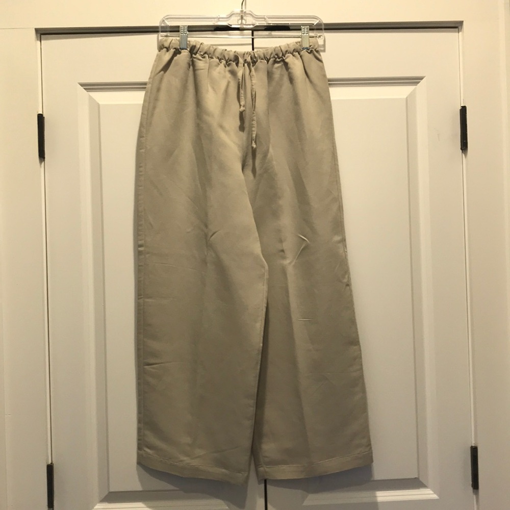Eileen Fisher Linen Cropped Pants